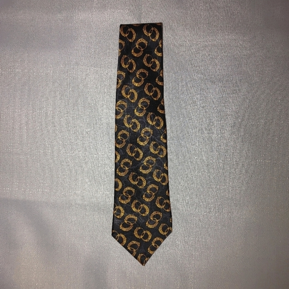 Lanvin Paris Mens Silk Neck Tie